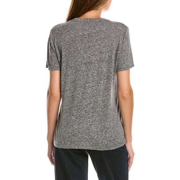 Lauren Moshi Womens  Graphic T-Shirt, Grey - Picture 2 of 3